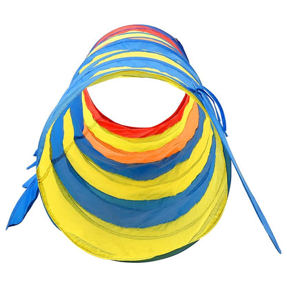 Play Tunnel Multicolored 170T polyester, steel Large Foldable