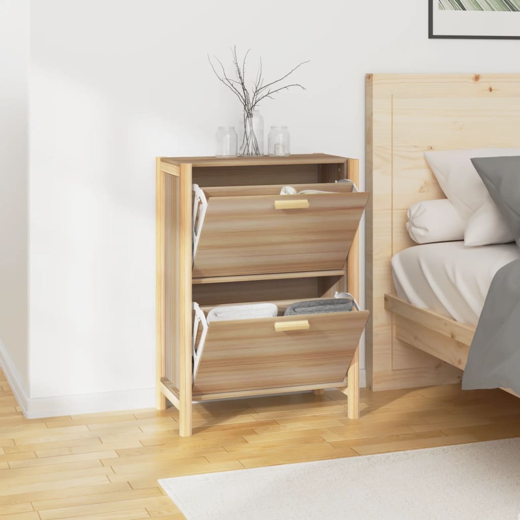 Shoe Cabinet 22.6x13.0x31.5" Engineered Wood