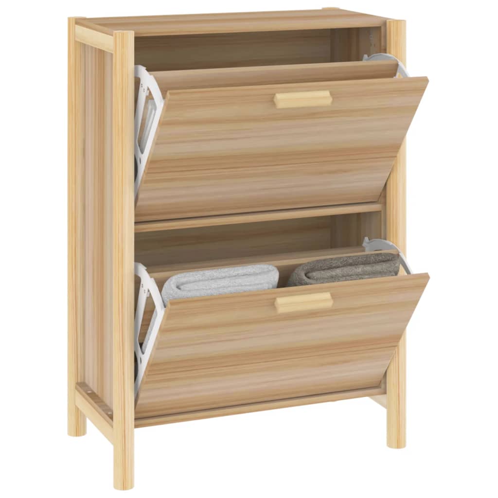 Shoe Cabinet 22.6x13.0x31.5" Engineered Wood