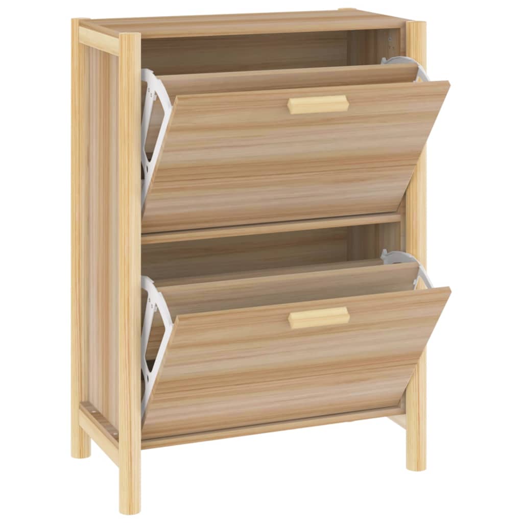Shoe Cabinet 22.6x13.0x31.5" Engineered Wood
