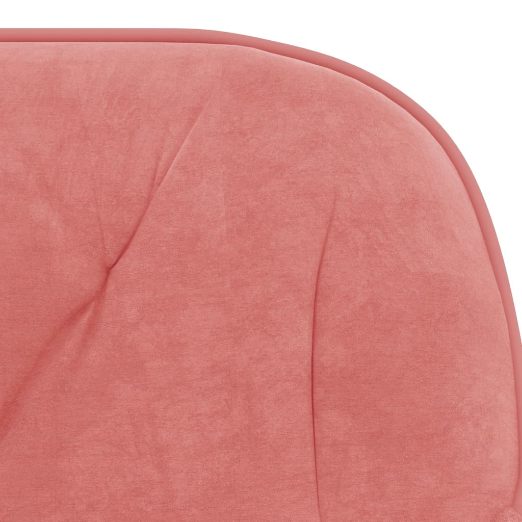 Office Chair Pink Velvet Medium Swivel Office Chair