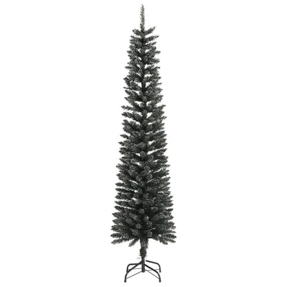 Christmas Tree Green and white PVC, steel Slim Durable