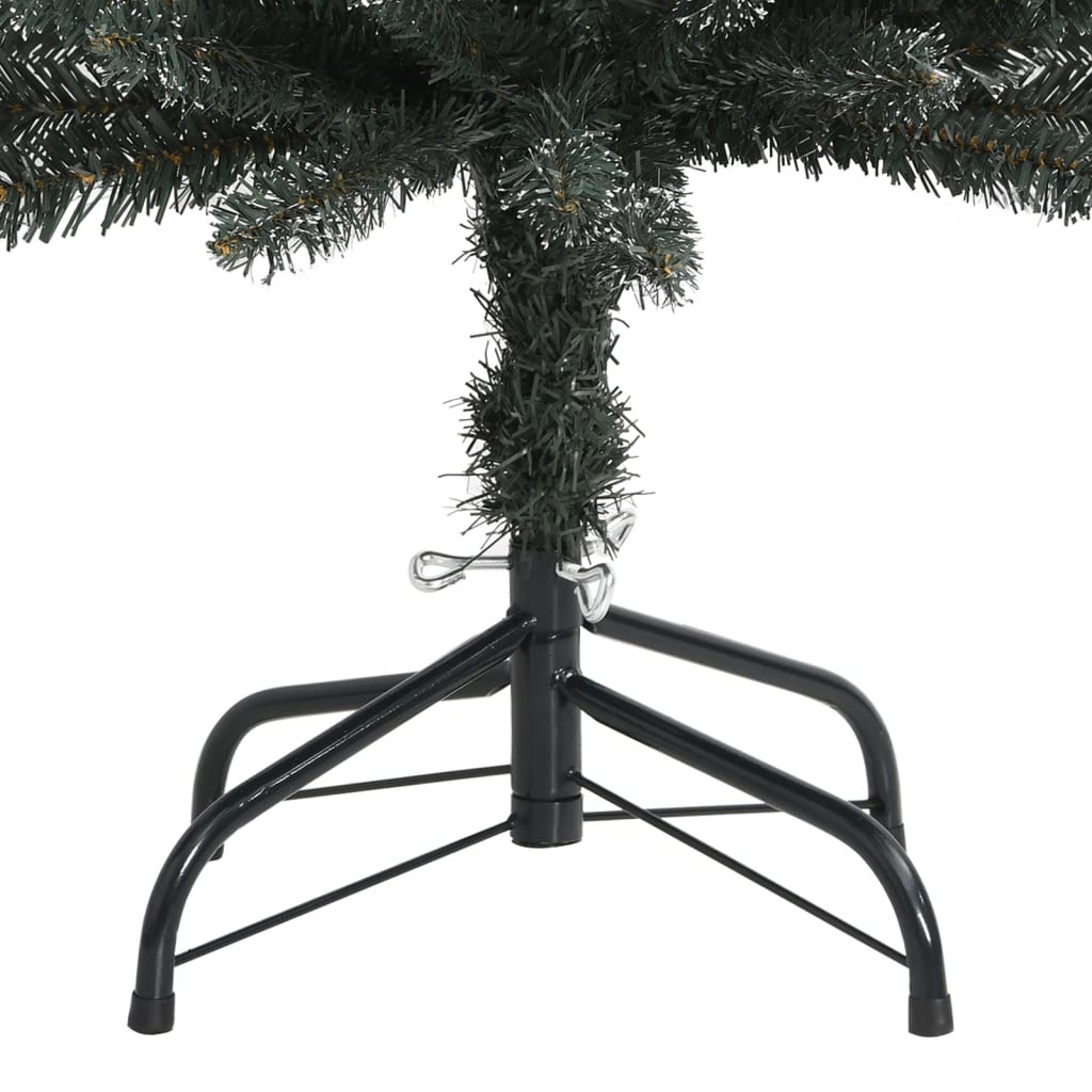Christmas Tree Green and white PVC, steel Slim Durable