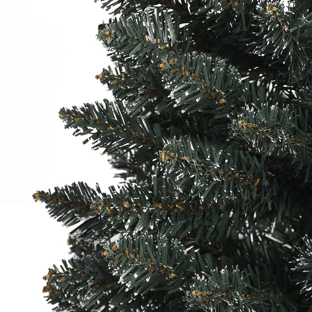 Christmas Tree Green and white PVC, steel Slim Durable