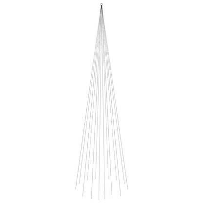 Christmas Tree on Flagpole Warm White 1134 LEDs 26 ft
