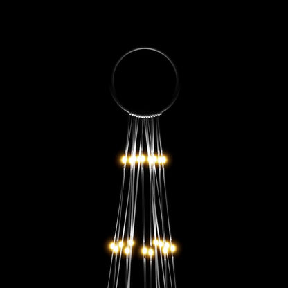 Christmas Tree on Flagpole Warm White 1134 LEDs 26 ft