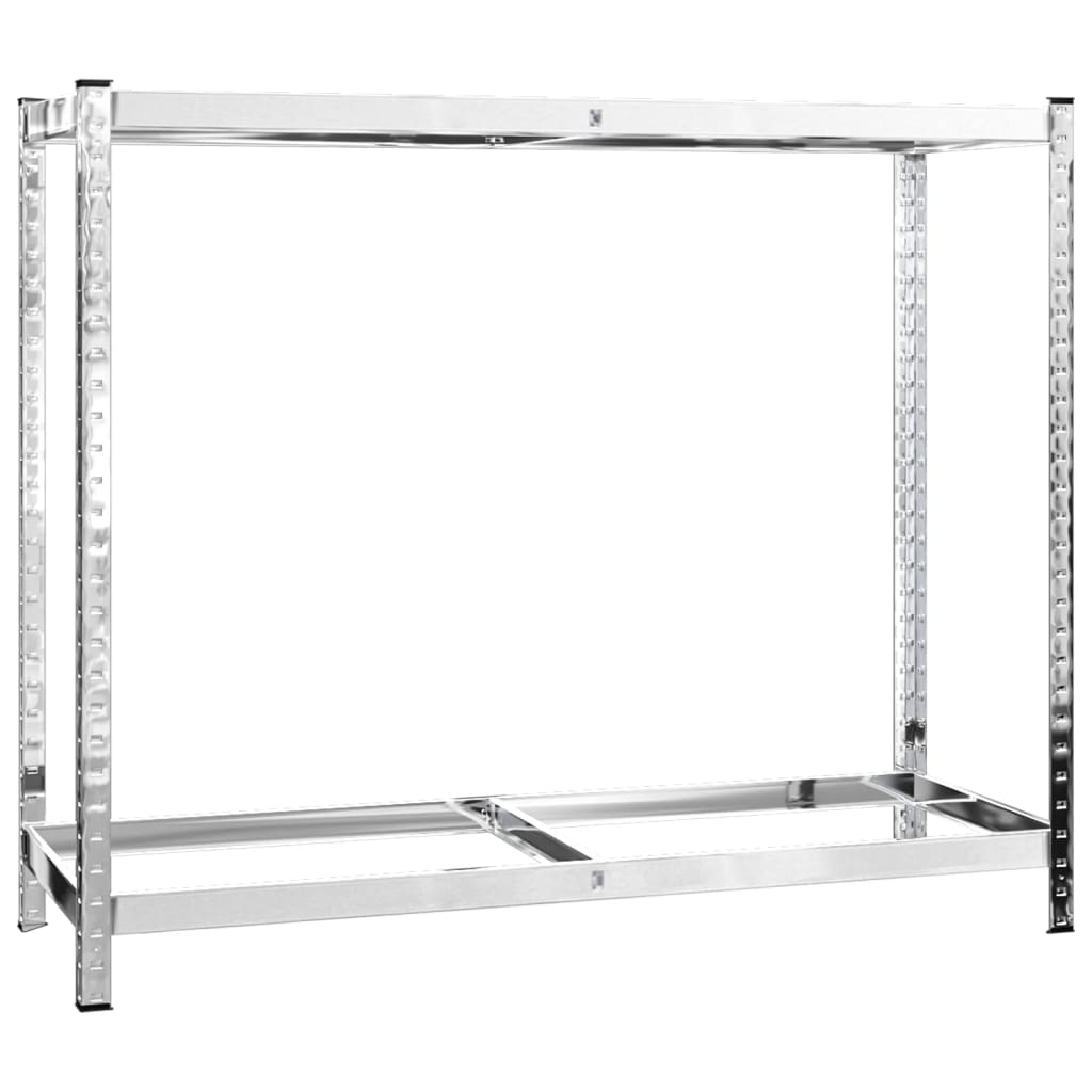 2-Layer Tire Rack Silver 43.3"x15.7"x43.3" Steel