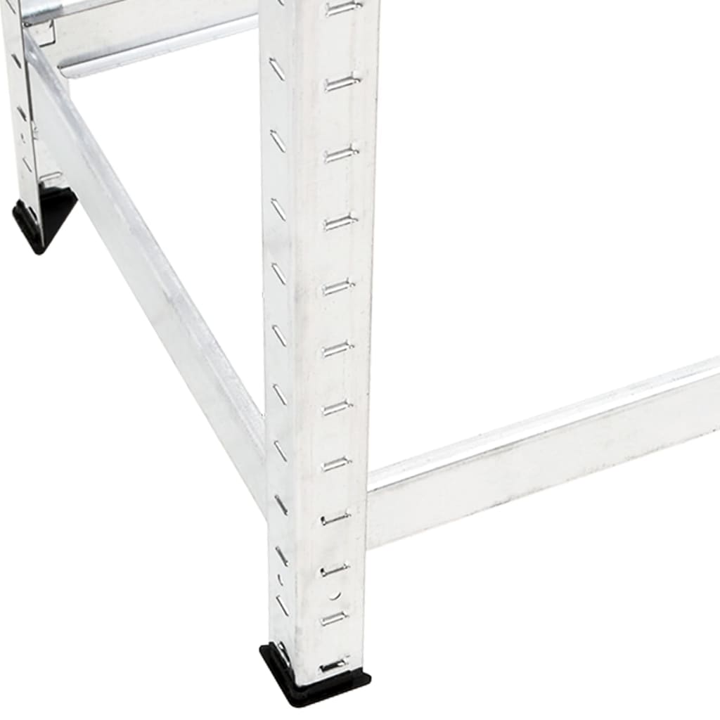 2-Layer Tire Rack Silver 43.3"x15.7"x43.3" Steel