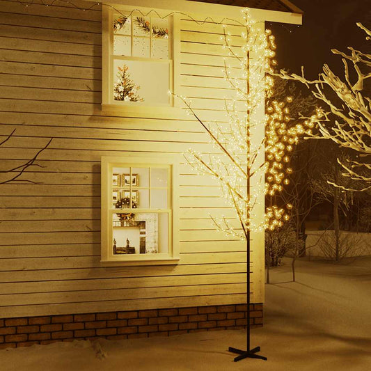 LED Tree Warm White Steel, Plastic Large Height-Adjustable
