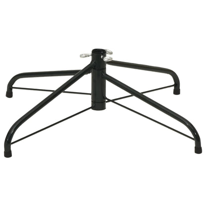 Christmas Tree Stand Black Steel 19.7x19.7x6.3 in Durable
