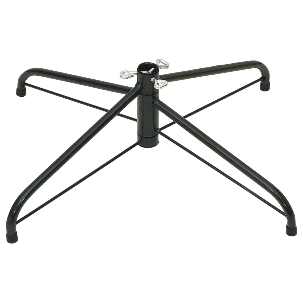 Christmas Tree Stand Black Steel Medium Durable