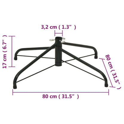 Christmas Tree Stand Black Steel Durable Christmas Tree Stand