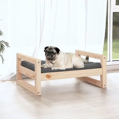 Dog Bed Natural Wood Solid pine wood Fits small and medium dogs