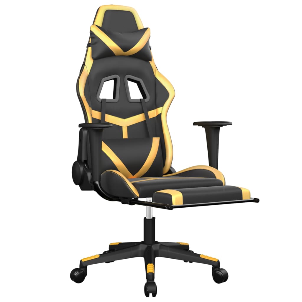 Gaming Chair Black and Gold