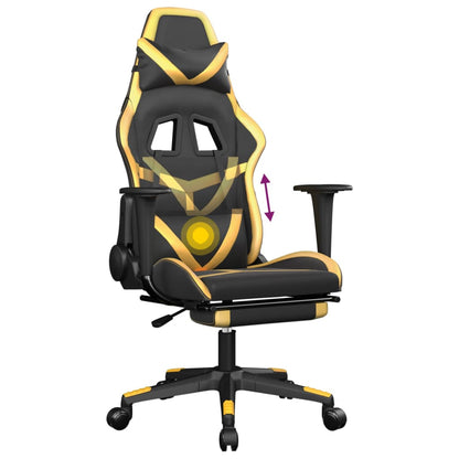 Gaming Chair Black and Gold