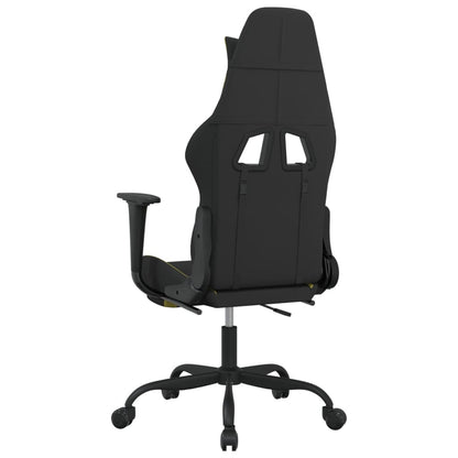 Gaming Chair Black and light green Polyester, metal, plywood, plastic
