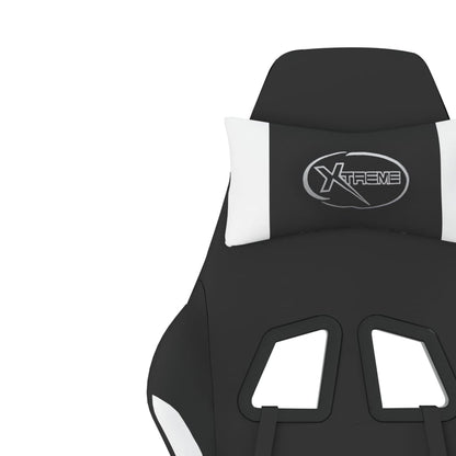 Gaming Chair Black and White