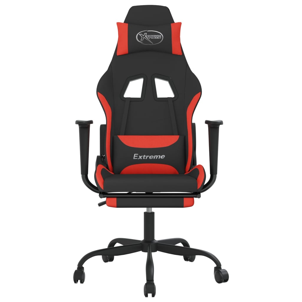 Gaming Chair Black and red Polyester, Metal, Plywood, Foam Standard