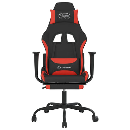 Gaming Chair Black and red Polyester, Metal, Plywood, Foam Standard