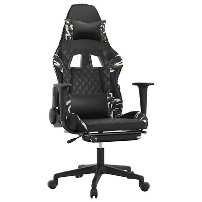 Gaming Chair Black and Camouflage