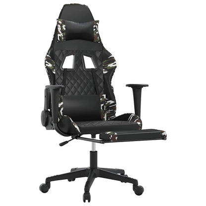Gaming Chair Black and Camouflage