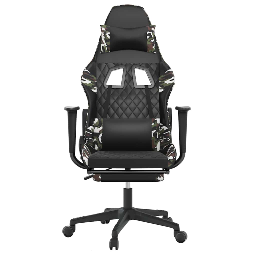 Gaming Chair Black and Camouflage