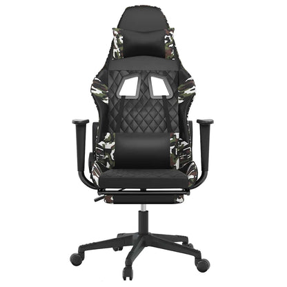 Gaming Chair Black and Camouflage