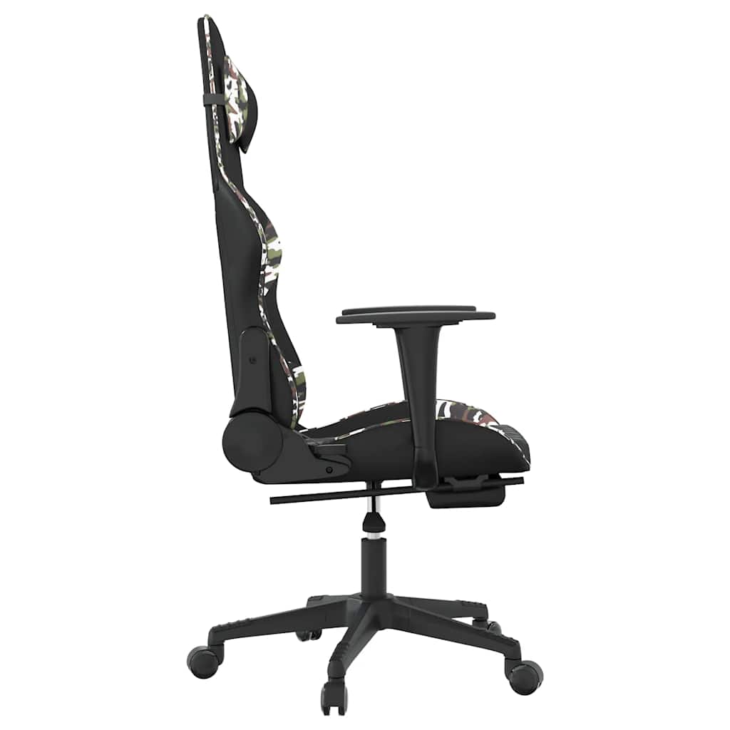 Gaming Chair Black and Camouflage
