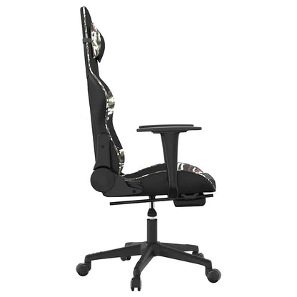 Gaming Chair Black and Camouflage