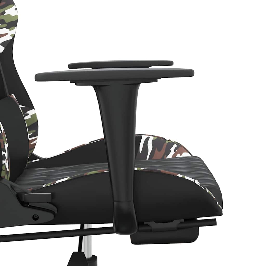 Gaming Chair Black and Camouflage