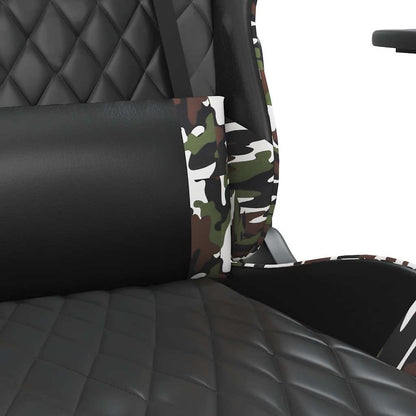 Gaming Chair Black and Camouflage