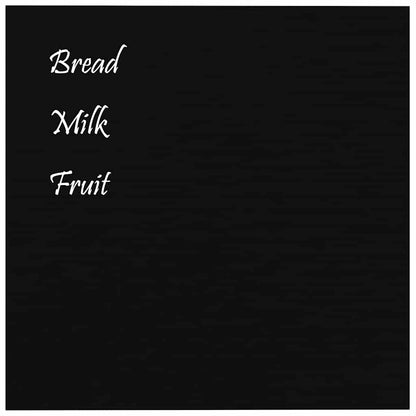 Wall-mounted Magnetic Board Black 15.7"x15.7" Tempered Glass