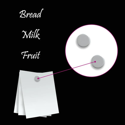 Wall-mounted Magnetic Board Black 15.7"x15.7" Tempered Glass