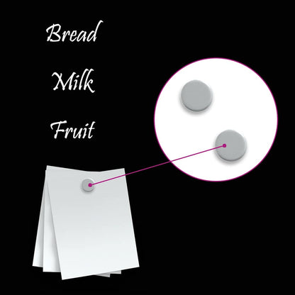 Wall-mounted Magnetic Board Black 19.7"x7.9" Tempered Glass