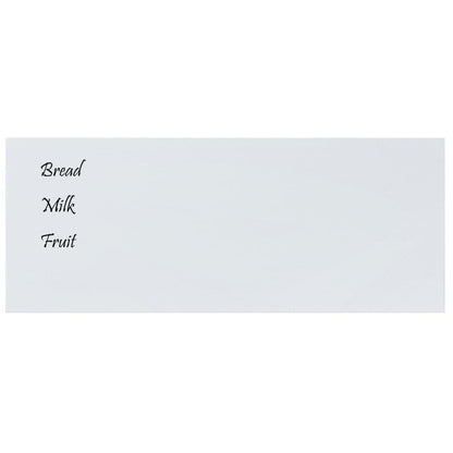 Wall-mounted Magnetic Board White 39.4"x15.7" Tempered Glass