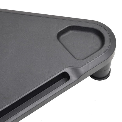 Monitor Stand Black High Impact Polystyrene Height-Adjustable