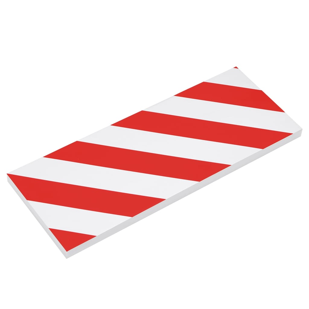 Wall Protectors 6 pcs Red&White 19.7x7.9x0.8" EVA Foam