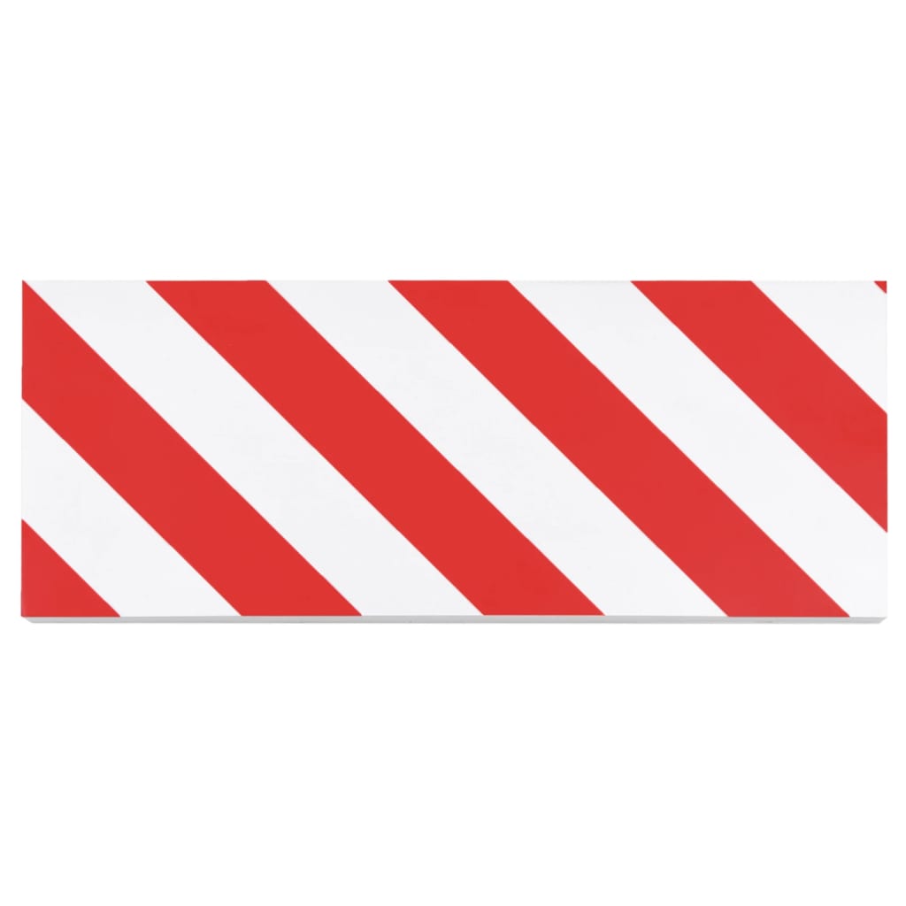 Wall Protectors 6 pcs Red&White 19.7x7.9x0.8" EVA Foam