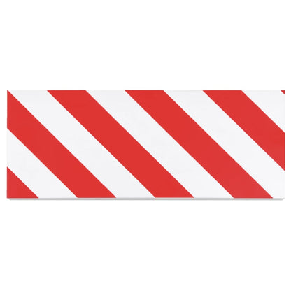 Wall Protectors 6 pcs Red&White 19.7x7.9x0.8" EVA Foam