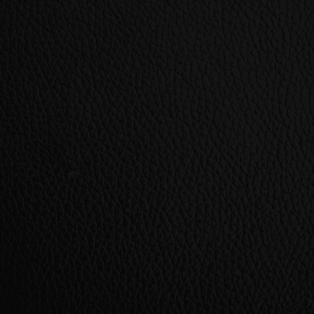 Dog Bed Black Faux Leather, Pine Wood, Foam Small