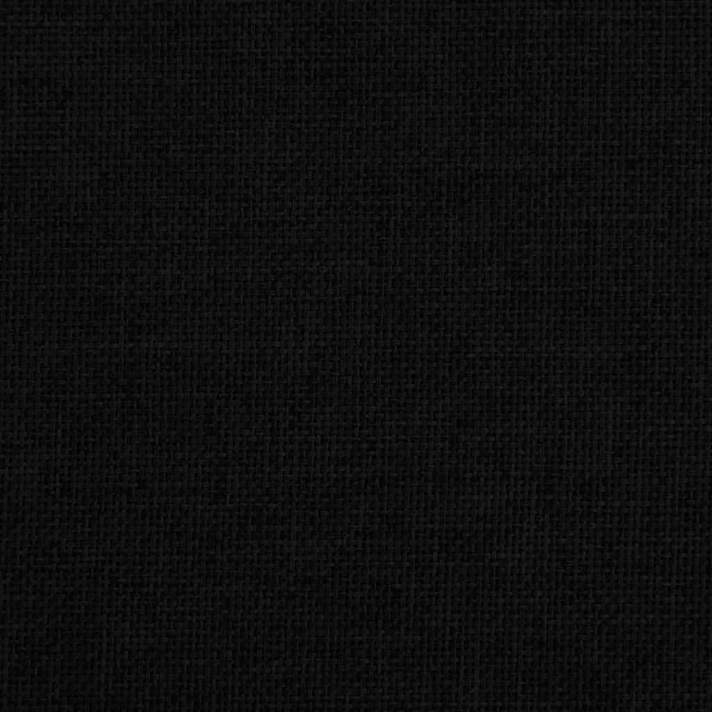 Dog Bed Black Fabric (100% polyester), solid pine wood, plastic, foam