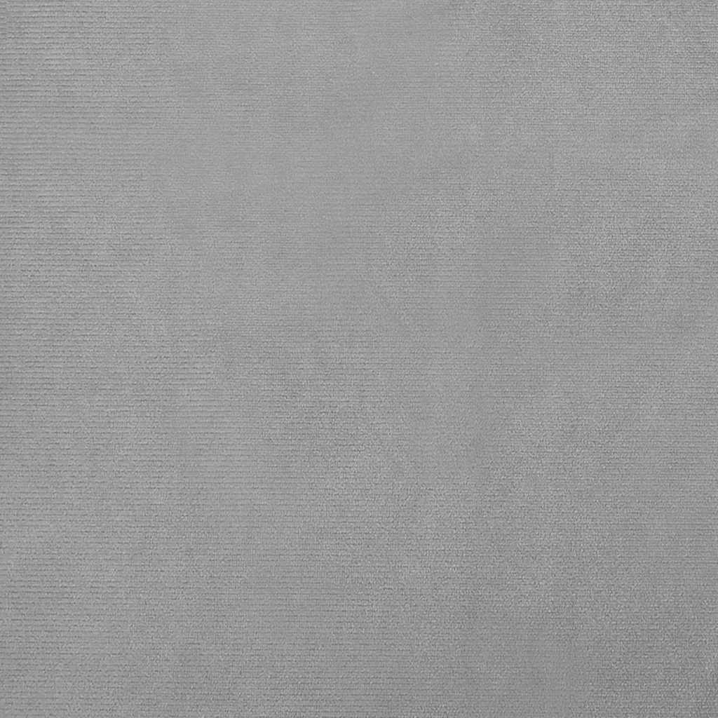 Dog Bed Light Grey Velvet 31.5 x 17.7 x 11.8 in Durable Dog Bed