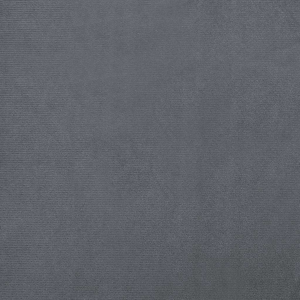 Dog Bed Dark Grey 70x45 x 10.4 " Velvet