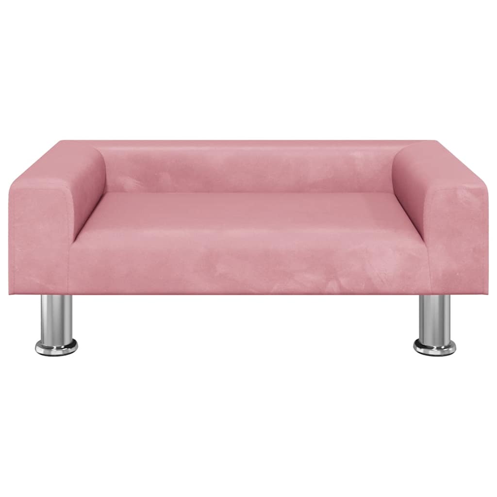 Dog Bed Pink 70x45 x 10.4 " Velvet