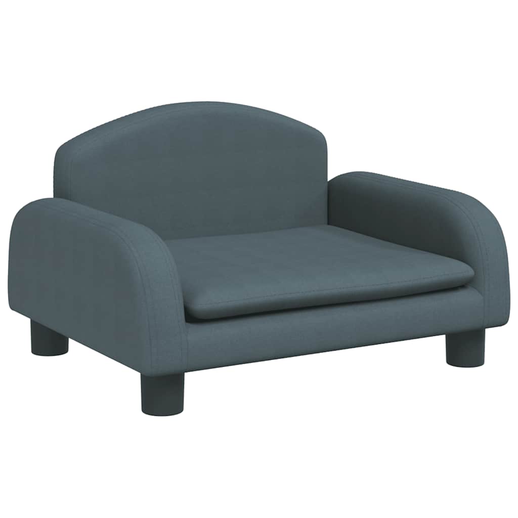 Dog Bed Dark Grey 50x40 x 11.8 " Fabric