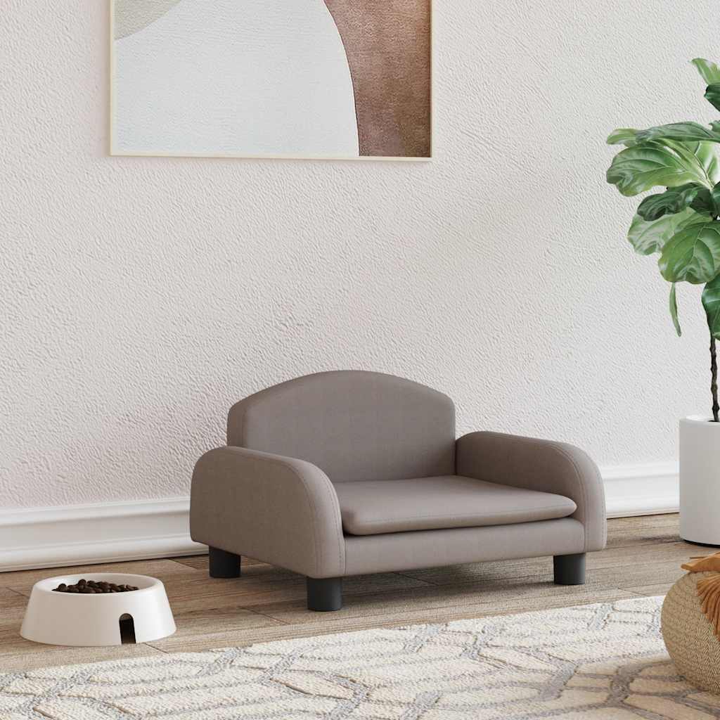 Dog Bed Taupe 50x40 x 11.8 " Fabric