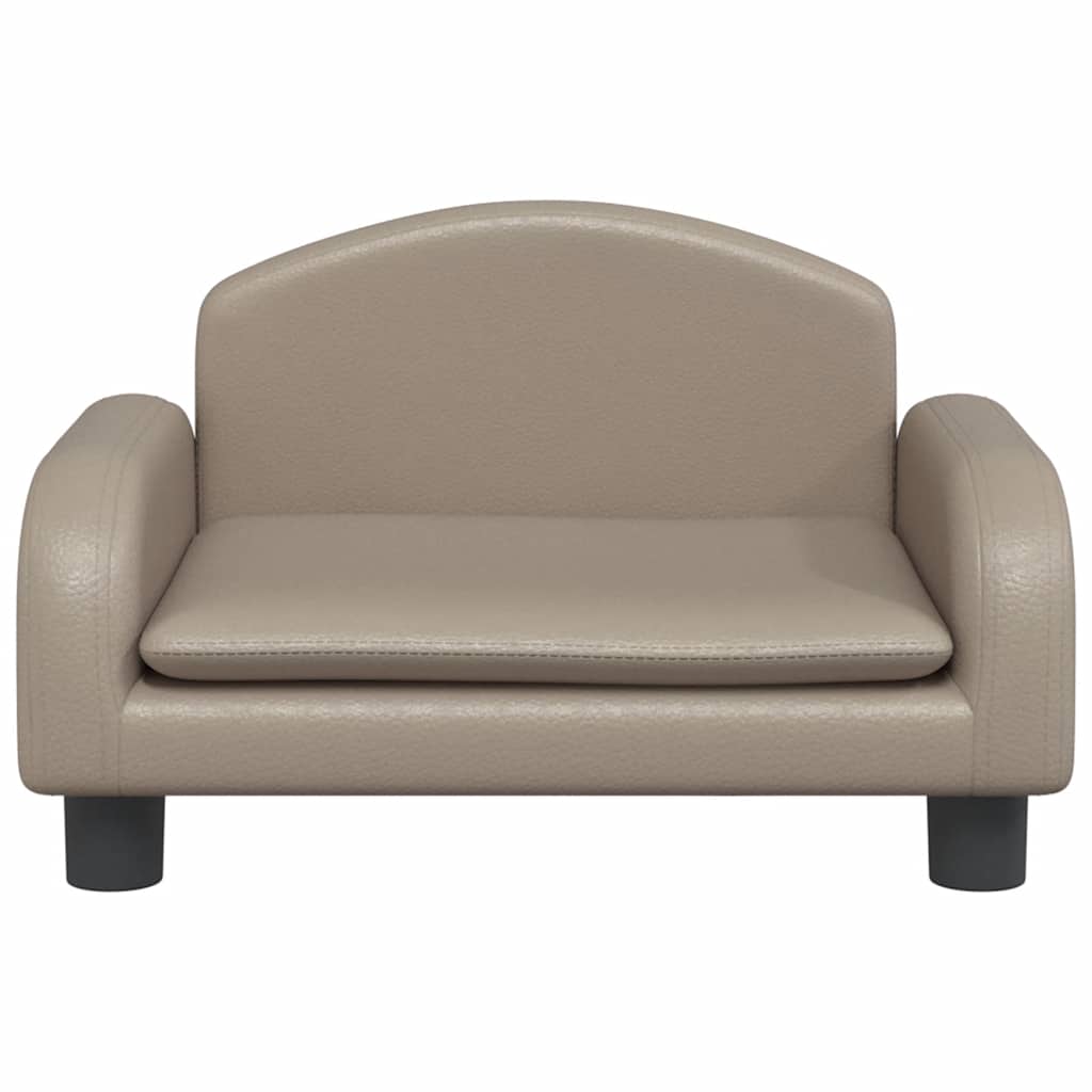Dog Bed Cappuccino 50x40 x 11.8 " Faux Leather