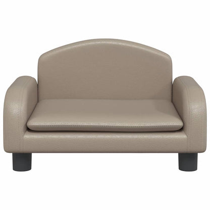 Dog Bed Cappuccino 50x40 x 11.8 " Faux Leather