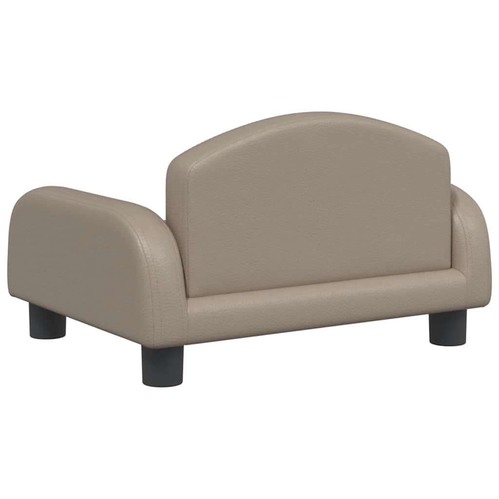 Dog Bed Cappuccino 50x40 x 11.8 " Faux Leather