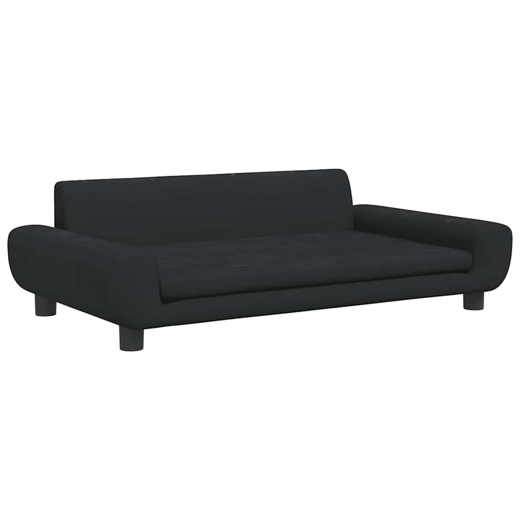 Dog Bed Black 100x54 x 13.0 " Velvet